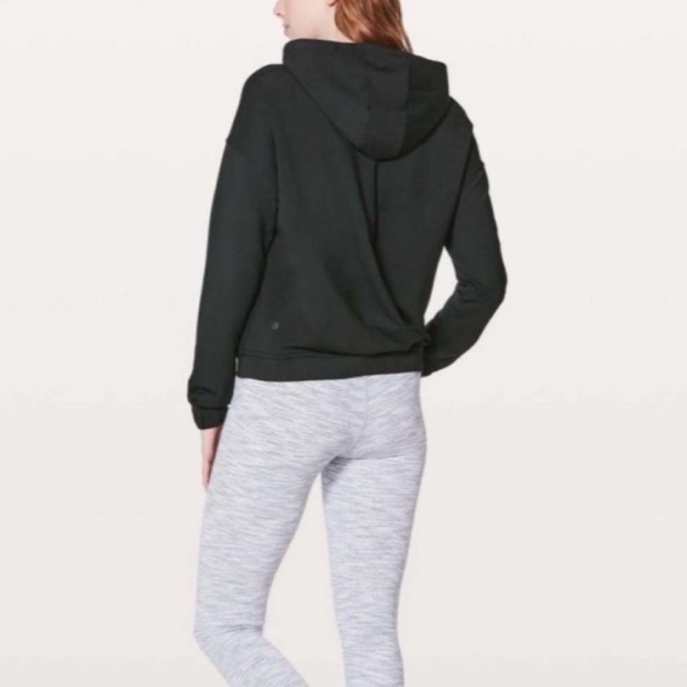 Lululemon Twisted & Tucked Pullover Hoodie Black 2